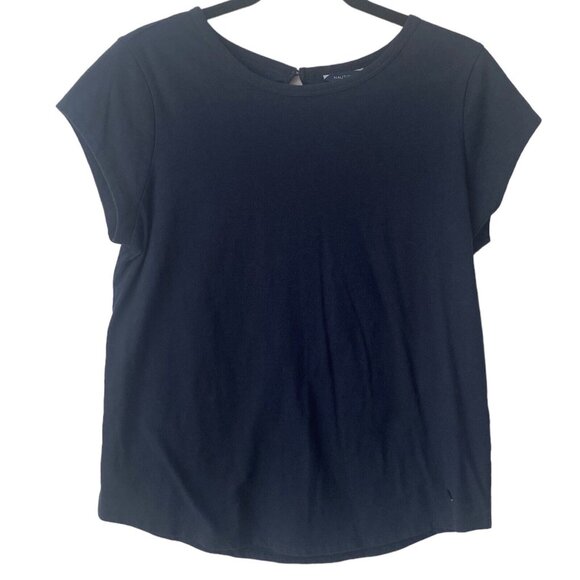Nautica Slub Tee‎ T-Shirt Top - Picture 1 of 4